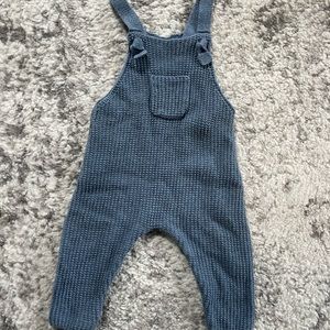 Zara baby knit overalls
